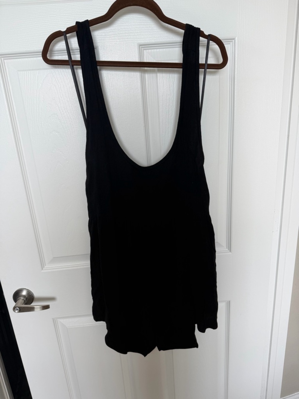 Princess Polly Black Scoop Back Romper